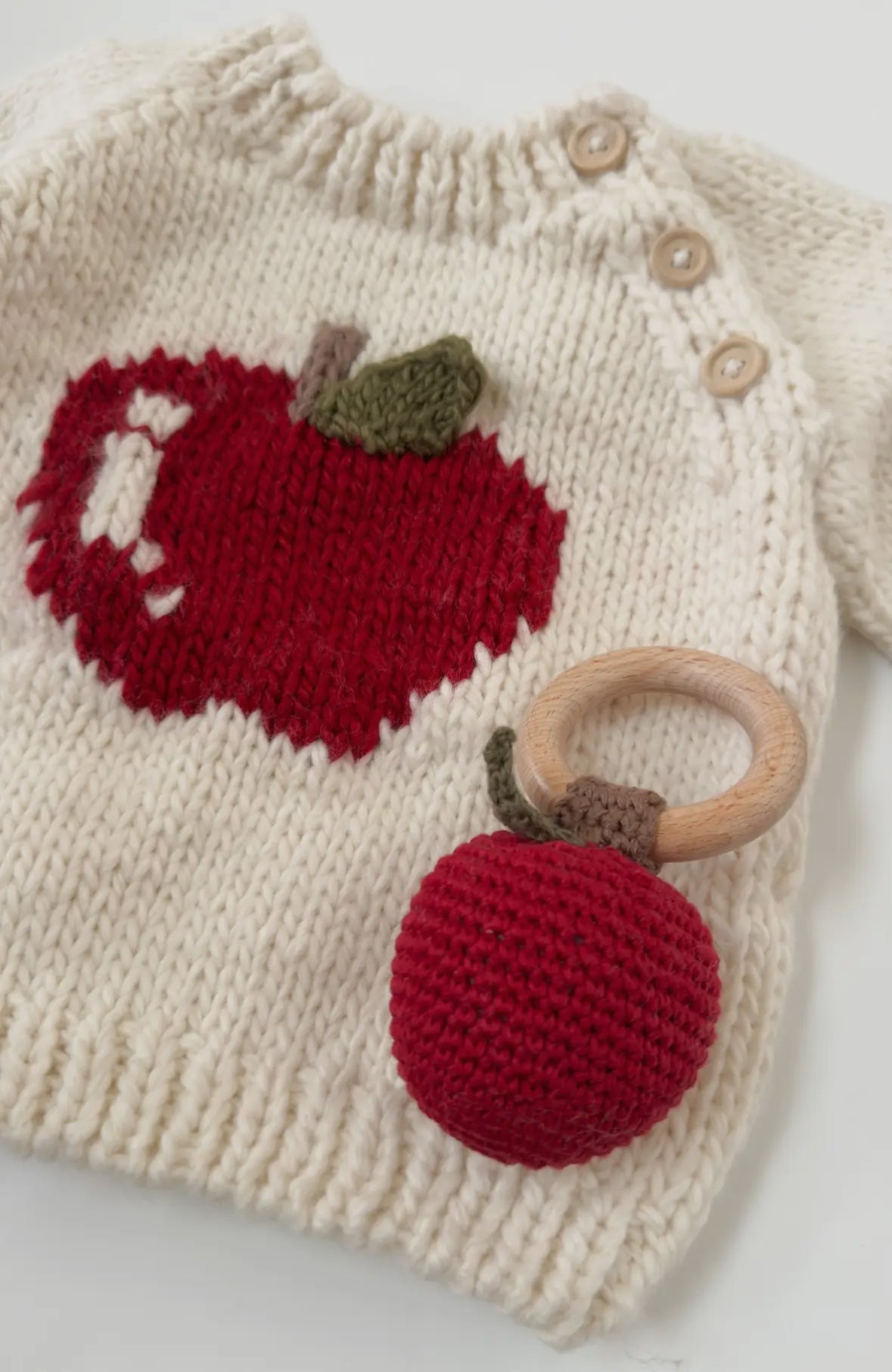Apple Pullover Sweater - Flea Boutiques