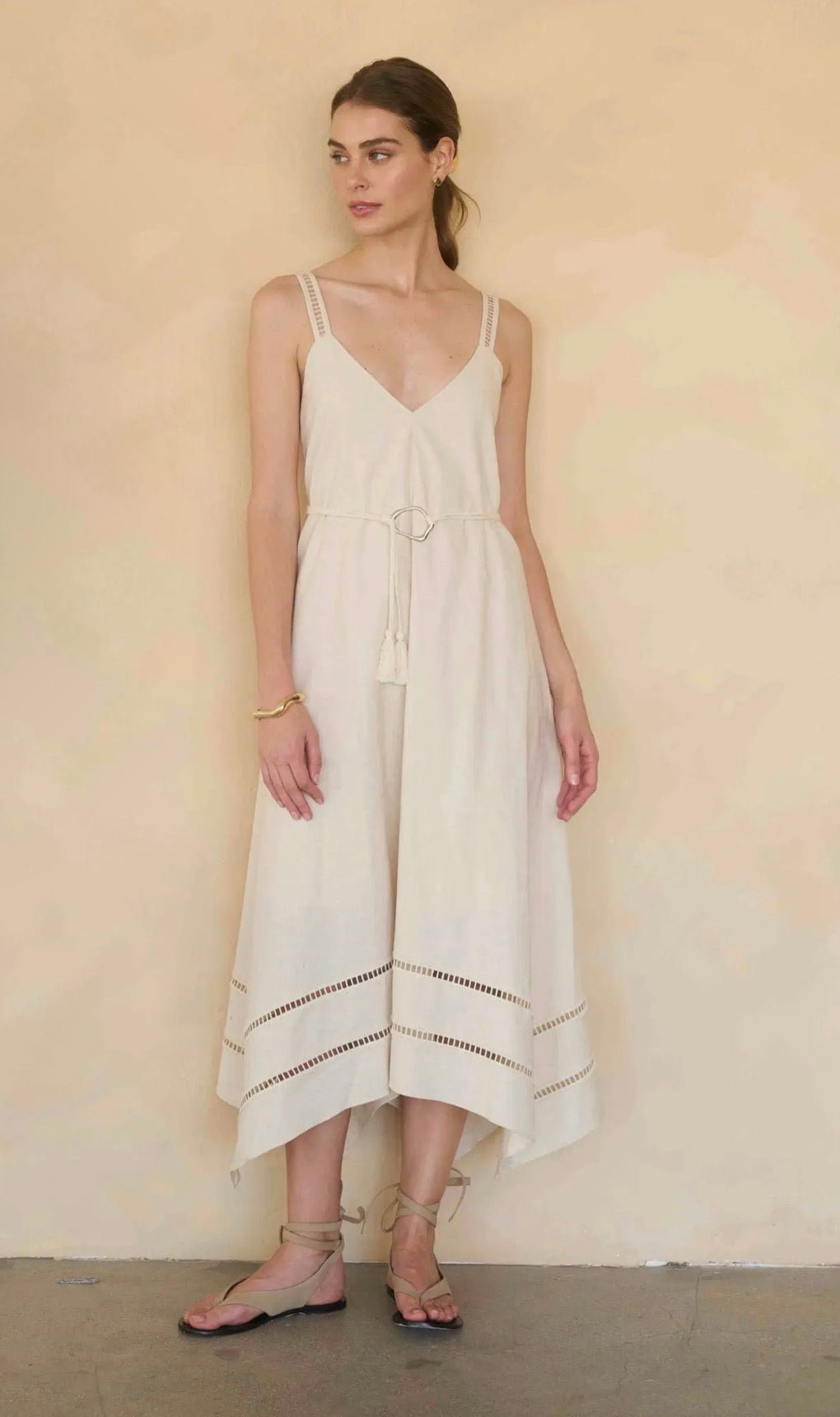 Asymmetrical Hem Detail Midi - Flea Boutiques
