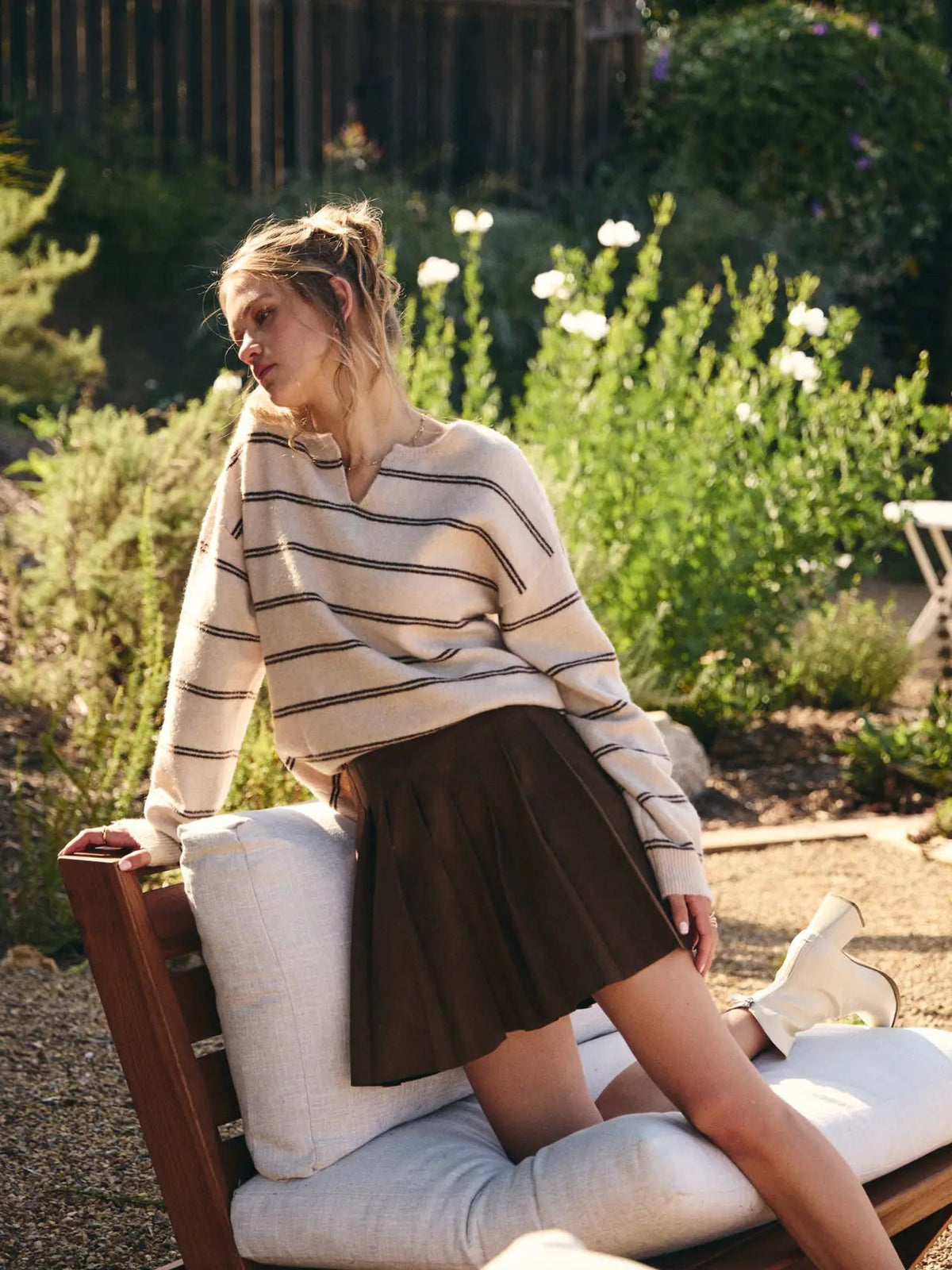 Autumn So Soft Wool Stripe Sweater - Flea Boutiques
