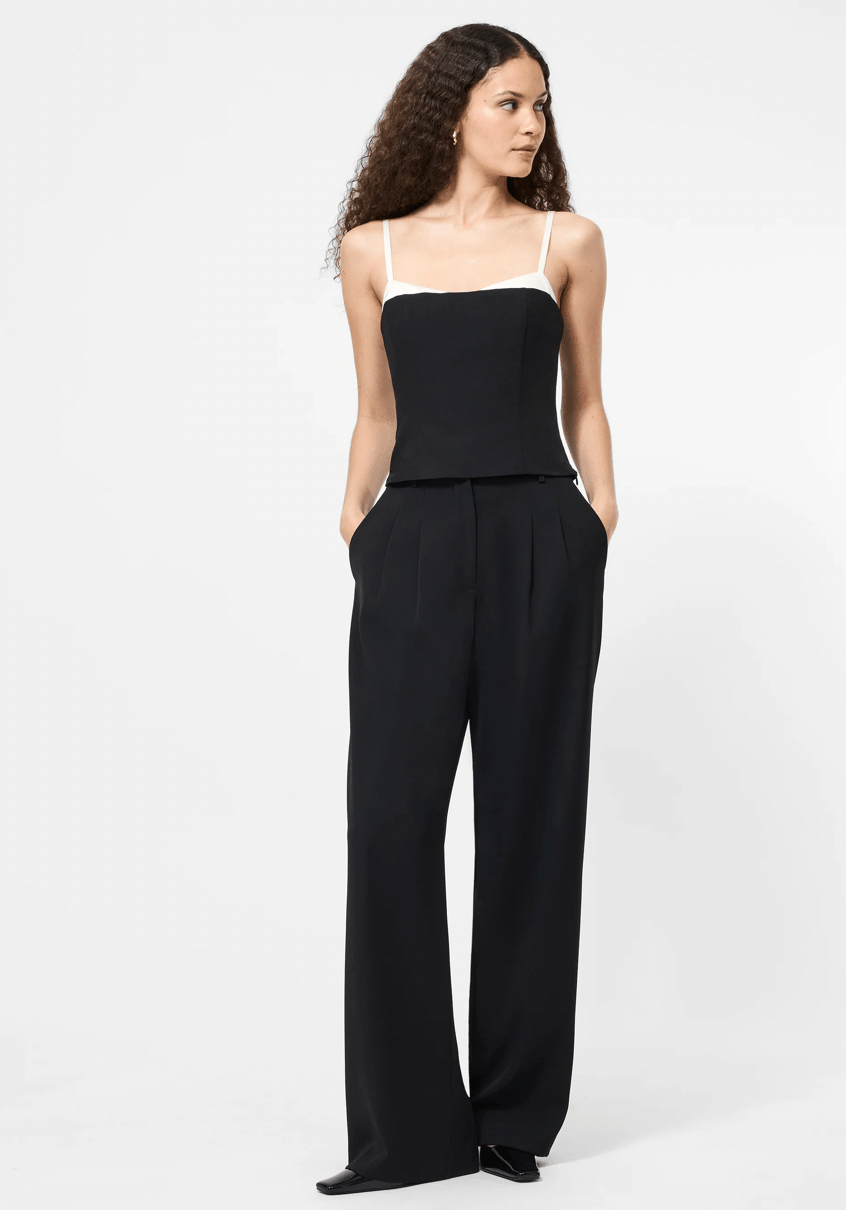 Azra Twill Corset Top - Flea Boutiques