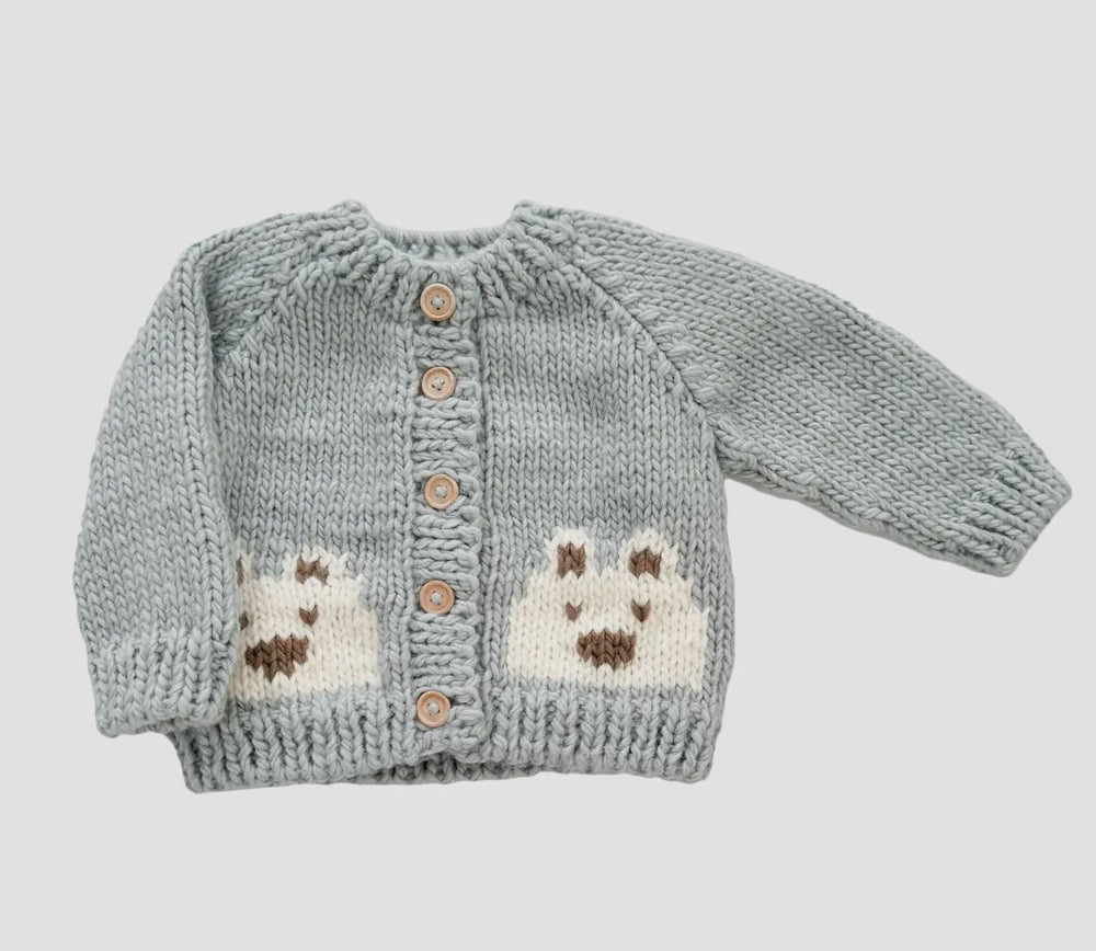 The Blueberry Hill Baby Bear Cardigan