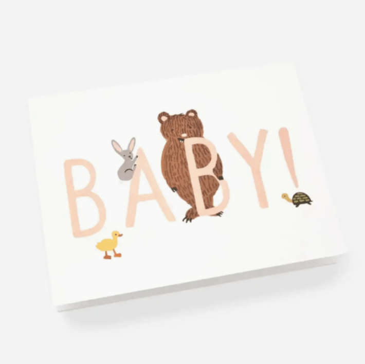 Baby! Card Peach - Flea Boutiques
