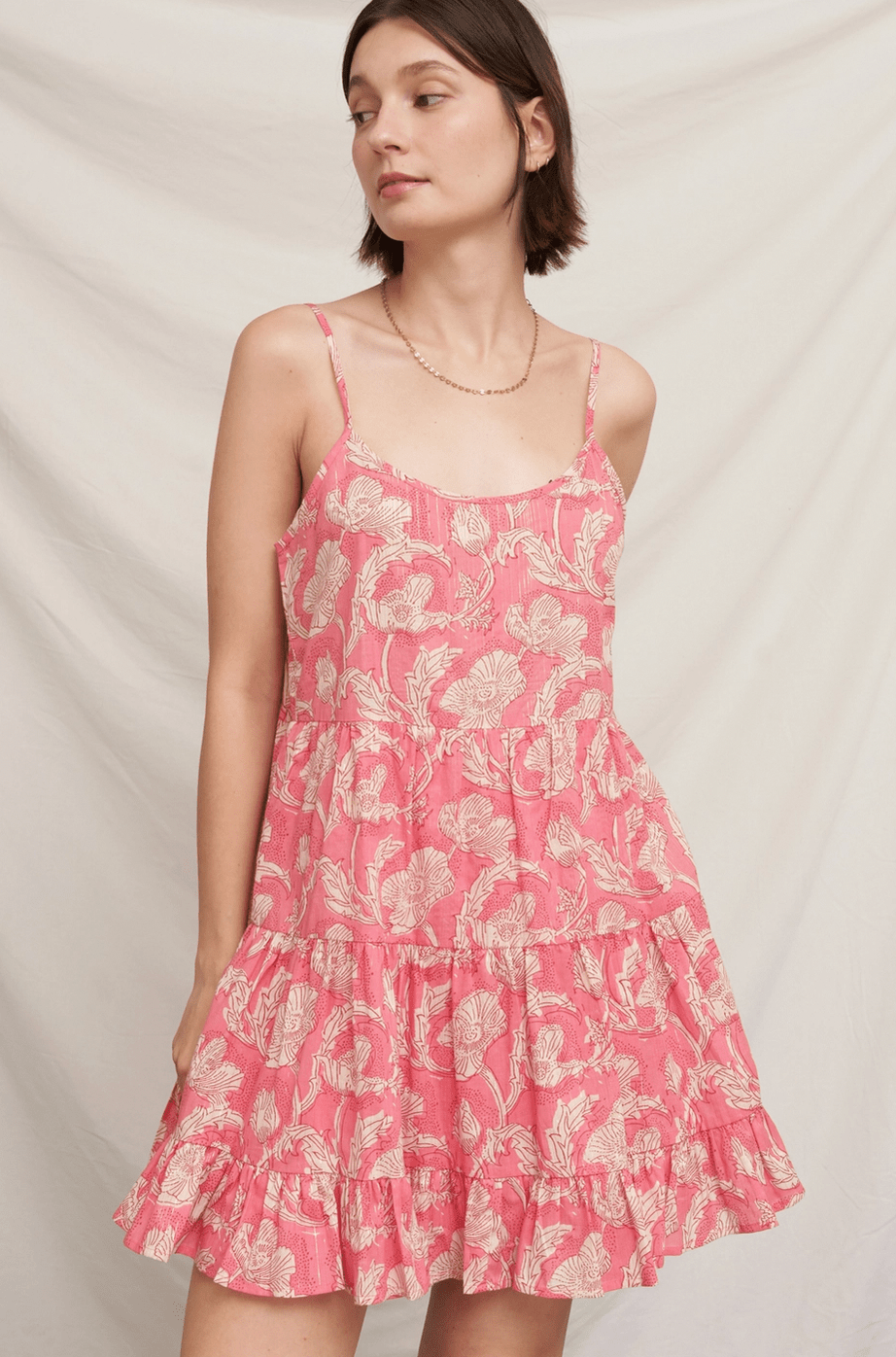 Baby Doll Tiered Mini Dress - Flea Boutiques