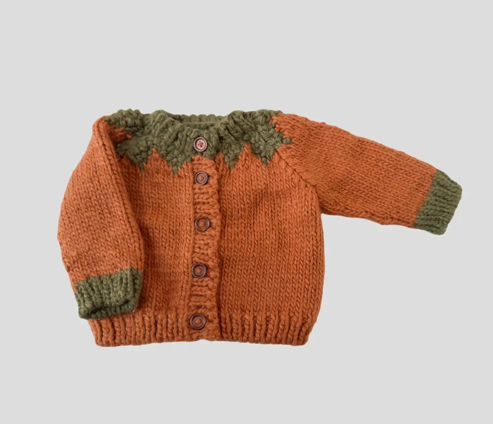 Baby Pumpkin Cardigan