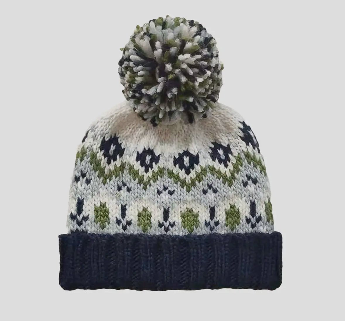 Baby Fairisle knit hat from The Blueberry Hill. 