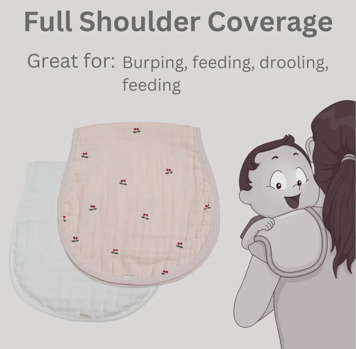Bamboo Muslin Burp Cloth - Flea Boutiques