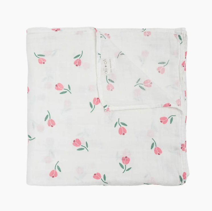 Bamboo Muslin Swaddle Blanket - Flea Boutiques