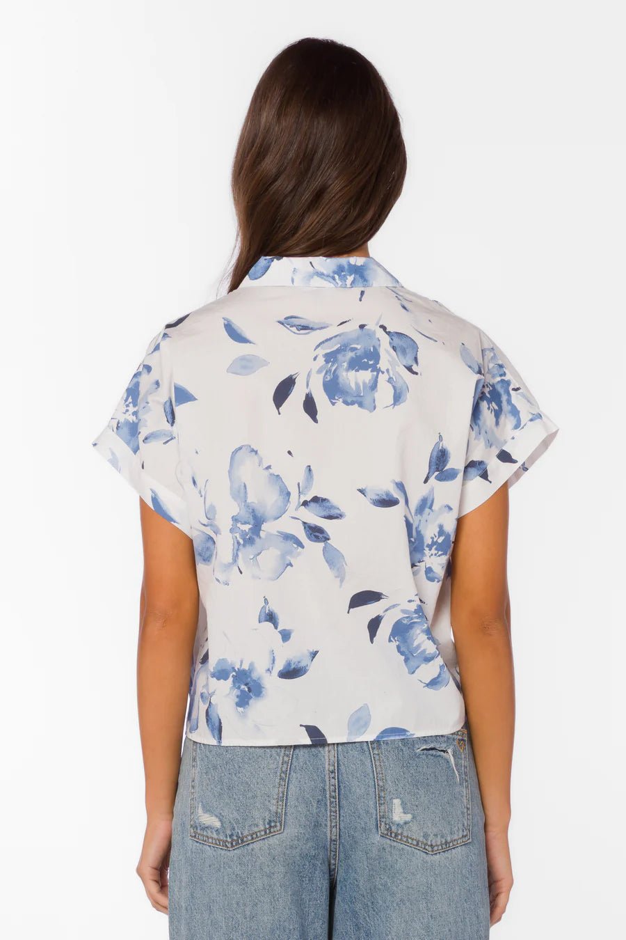 Bane Short Slv Boxy Top - Flea Boutiques