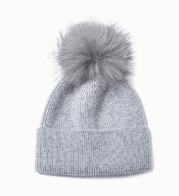 Basic Ribbed Pom Hat - Flea Boutiques