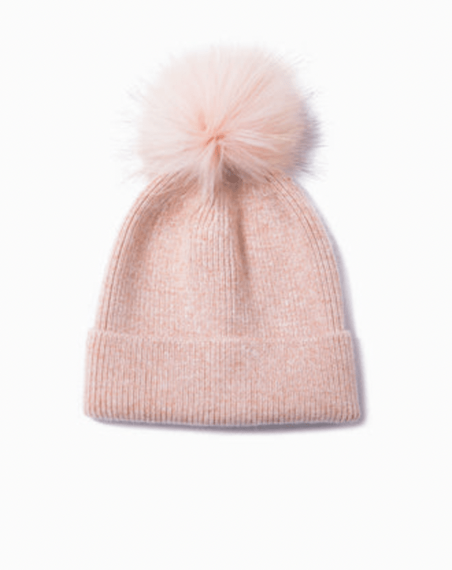 Basic Ribbed Pom Hat - Flea Boutiques