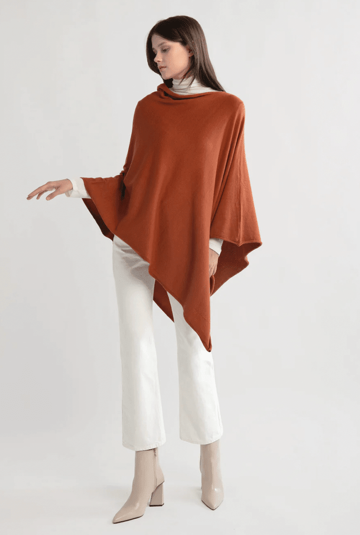 Basic Triangle Poncho - Flea Boutiques