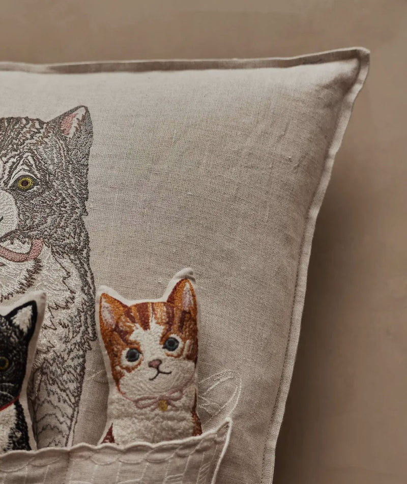 Basket of Kittens Pocket Pillow - Flea Boutiques