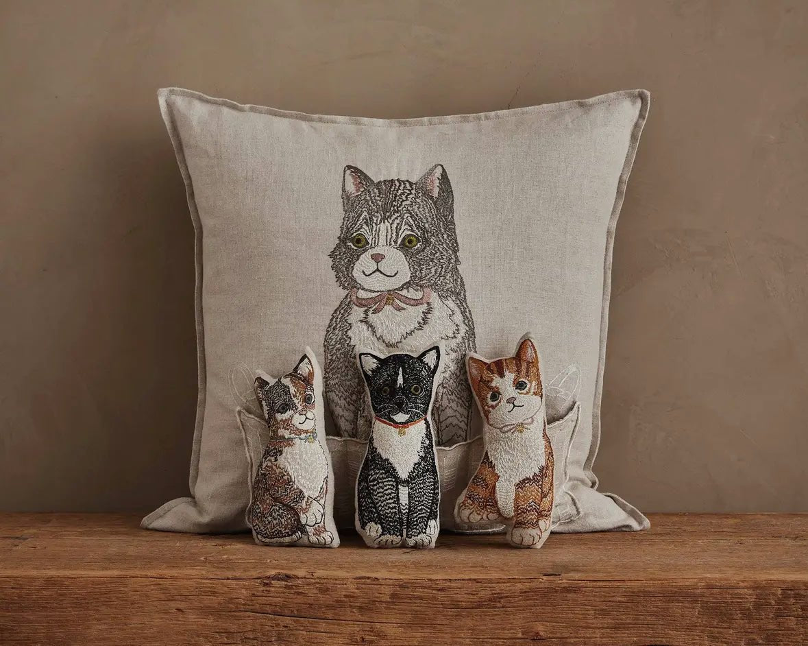 Basket of Kittens Pocket Pillow - Flea Boutiques