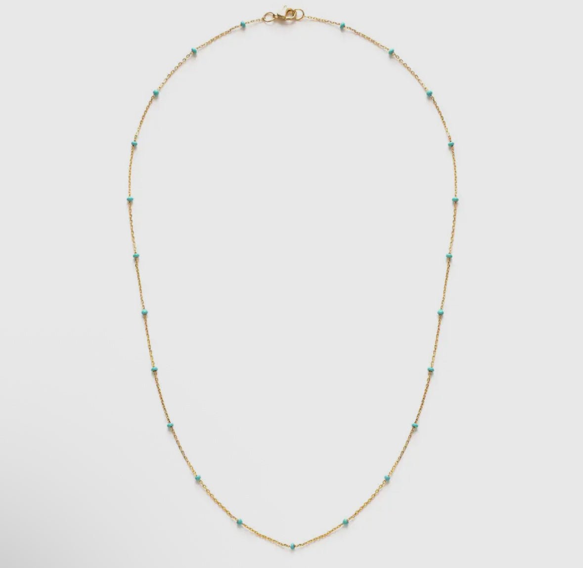 Beaded Chain Necklace - Flea Boutiques