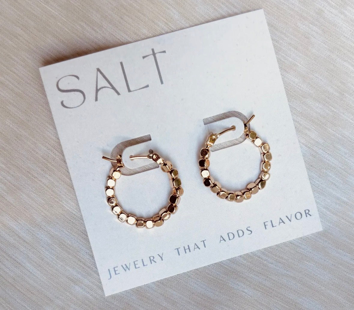Beaded Hoops - Flea Boutiques