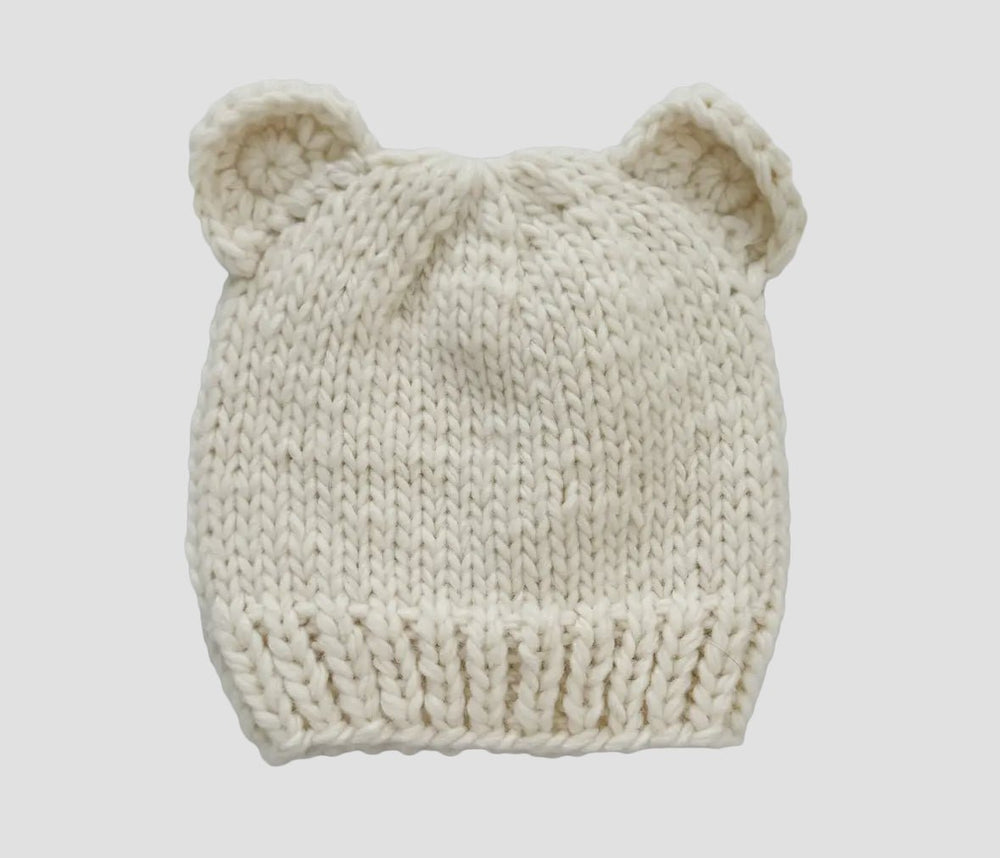 The Blueberry Hill Knitted Bear Hat