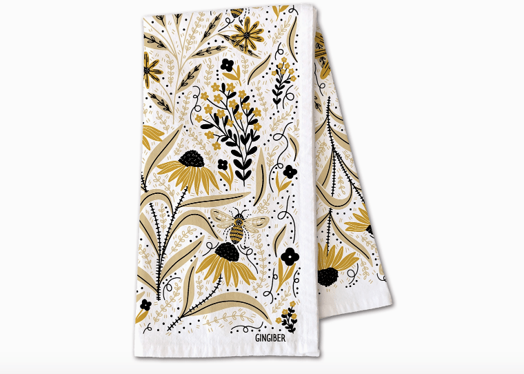 Bee Garden Tea Towel - Flea Boutiques