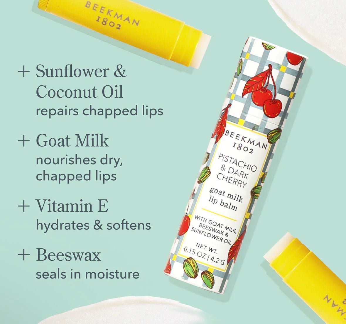 Beekman Pistachio Lip Balm - Flea Boutiques
