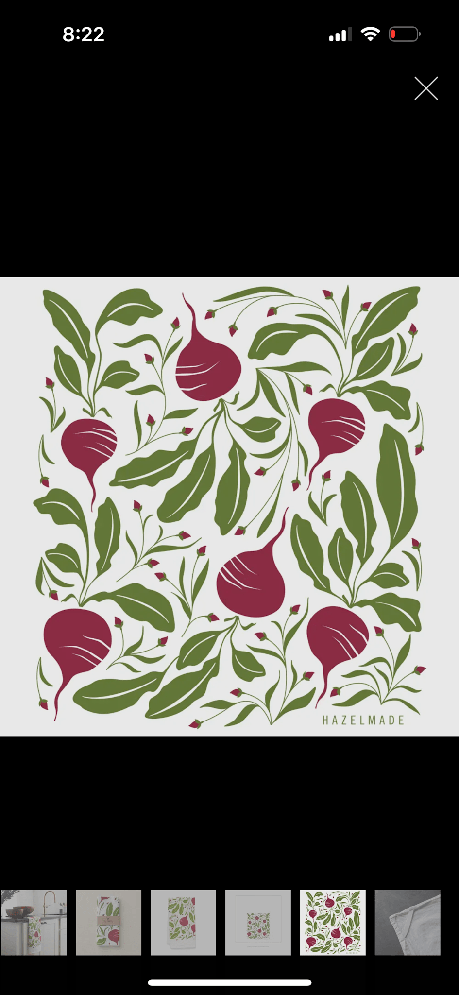 Beets Tea Towel - Flea Boutiques