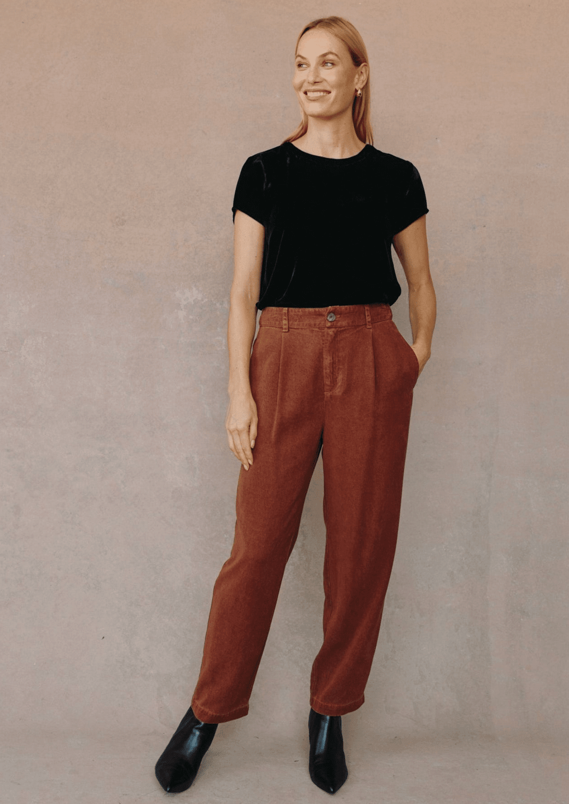Bella Dahl Single Pleat Wide Leg Pant - Flea Boutiques