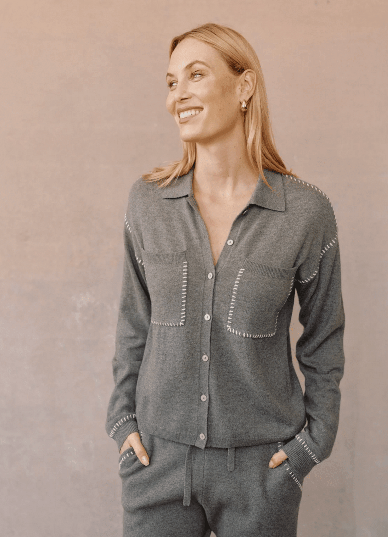 Bella Dahl Whip Stitch Pocket Sweater - Flea Boutiques
