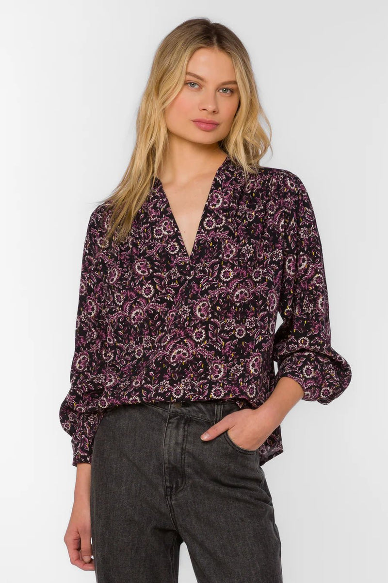Beretta Long Sleeve Blouse - Flea Boutiques