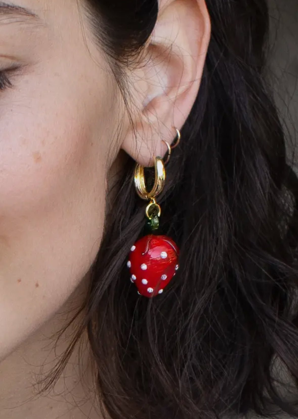 Berry Berry Juicy Hoops - Flea Boutiques