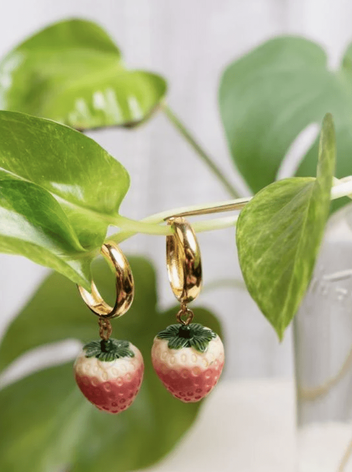 Berry Juicy Hoops - Flea Boutiques