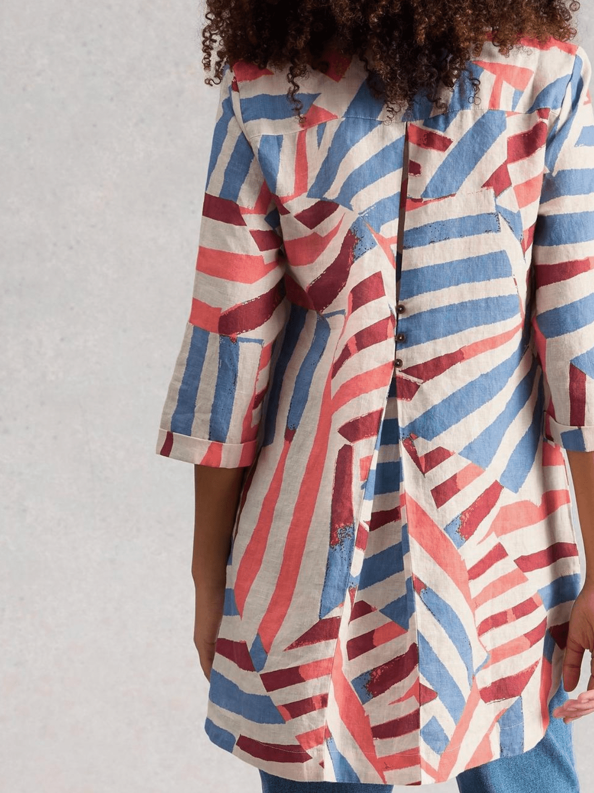 Bianca Linen Tunic - Flea Boutiques