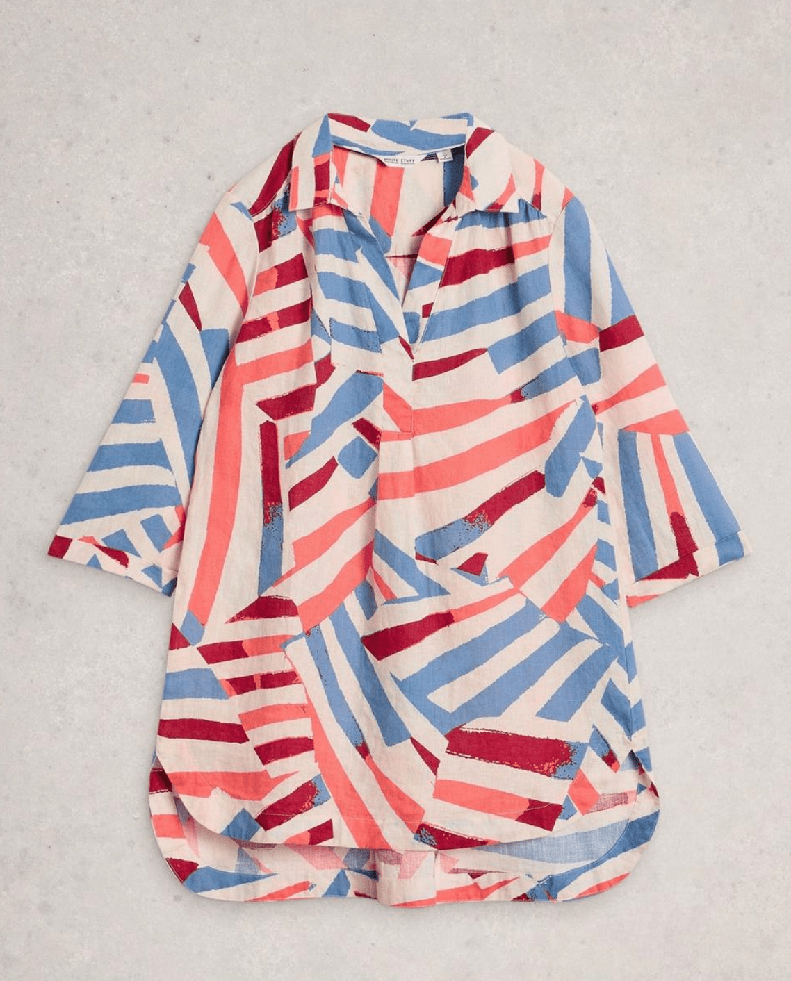 Bianca Linen Tunic - Flea Boutiques