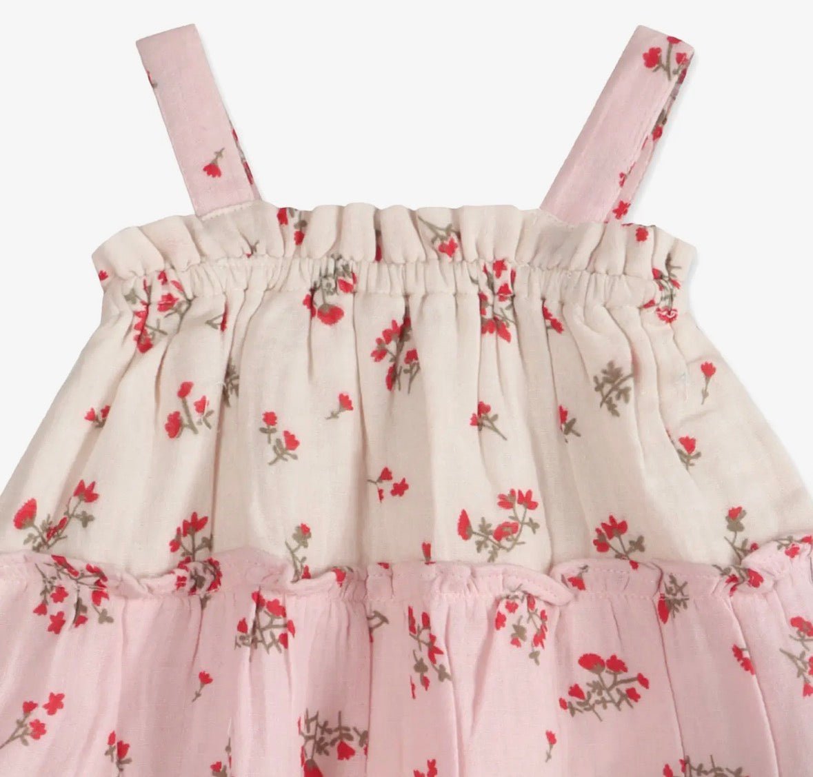Bijou Tiered Floral Dress - Flea Boutiques