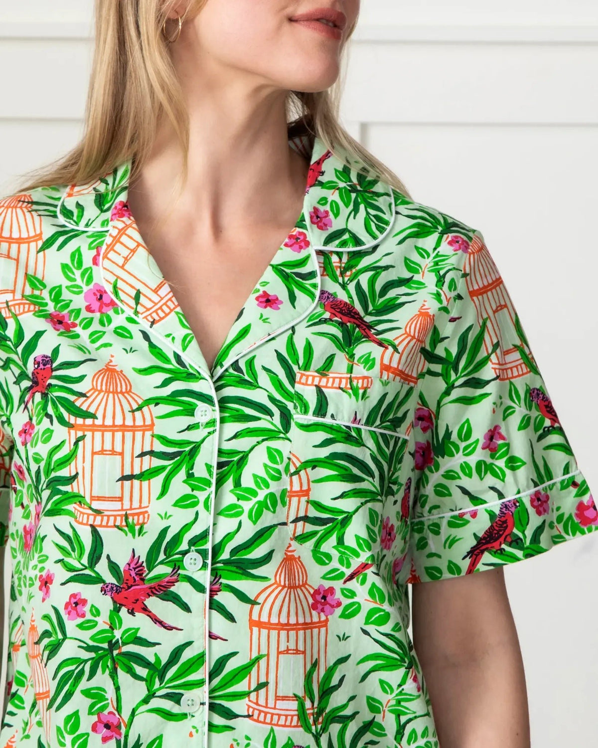 Birds of a Feather Crop Pant Set - Flea Boutiques
