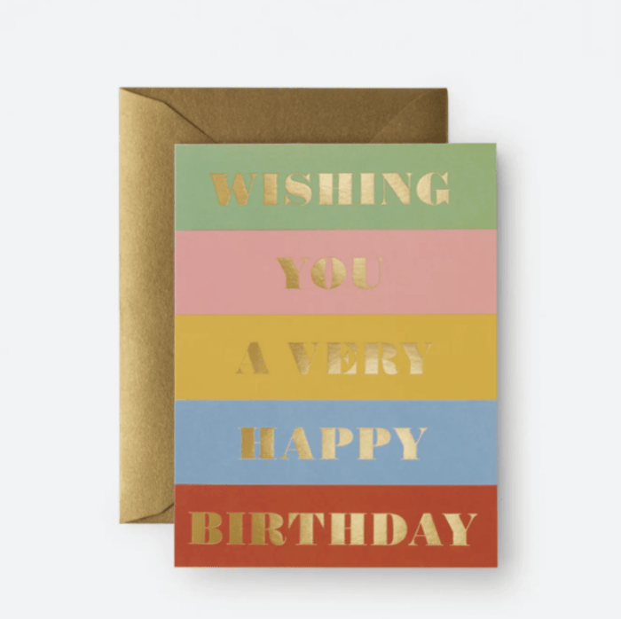 Birthday Wishes Card - Flea Boutiques