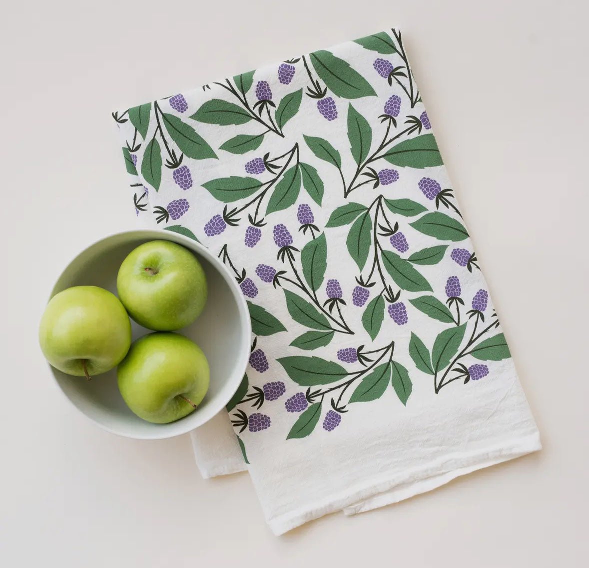 Black Berries Tea Towel - Flea Boutiques