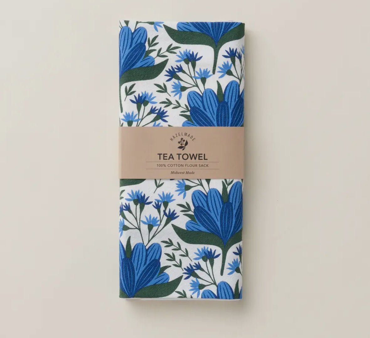 Blue Gentian Tea Towel - Flea Boutiques