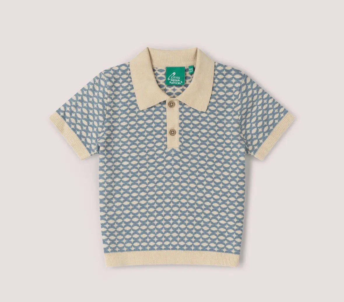 Blue Short Sleeve Knit Top - Flea Boutiques
