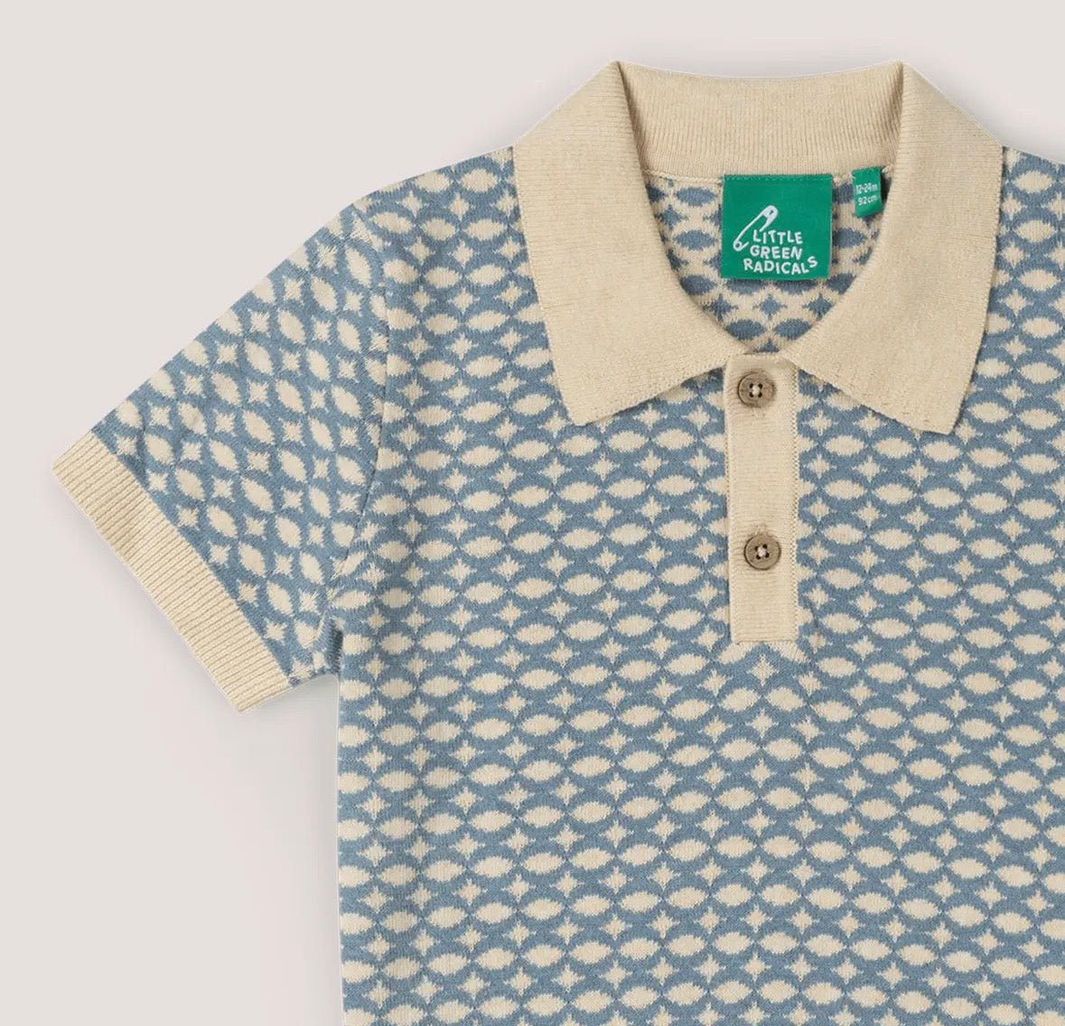 Blue Short Sleeve Knit Top - Flea Boutiques