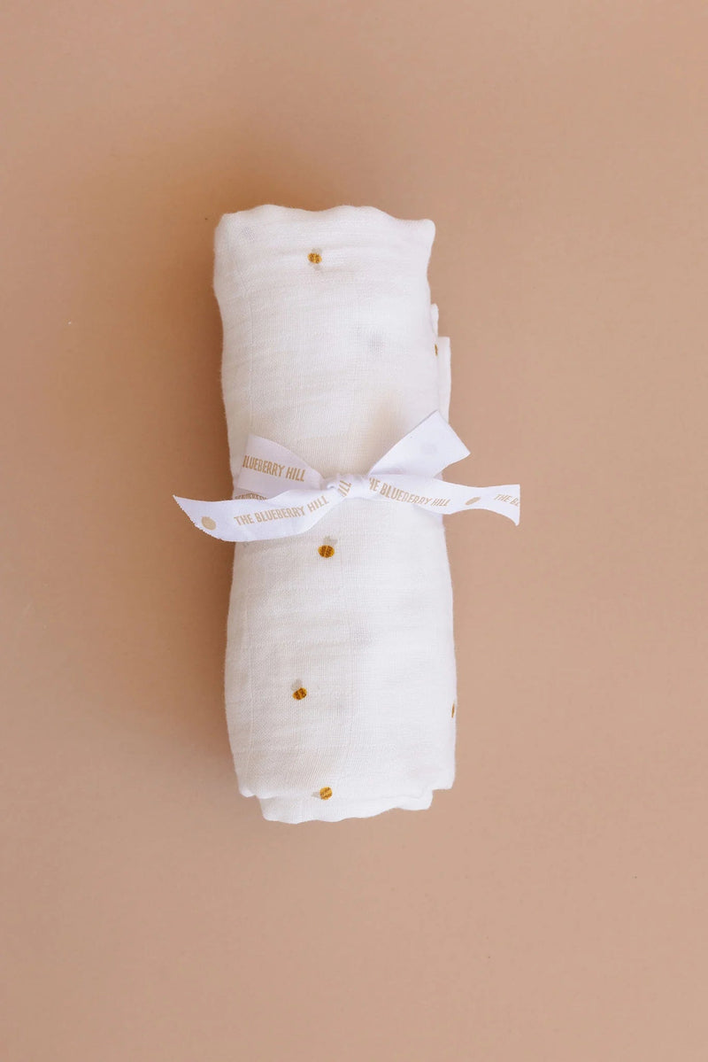 Blueberry Hill Muslin Swaddle - Flea Boutiques