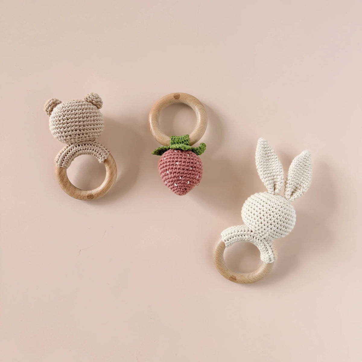 Blueberry Hill Teether Brown Bear - Flea Boutiques