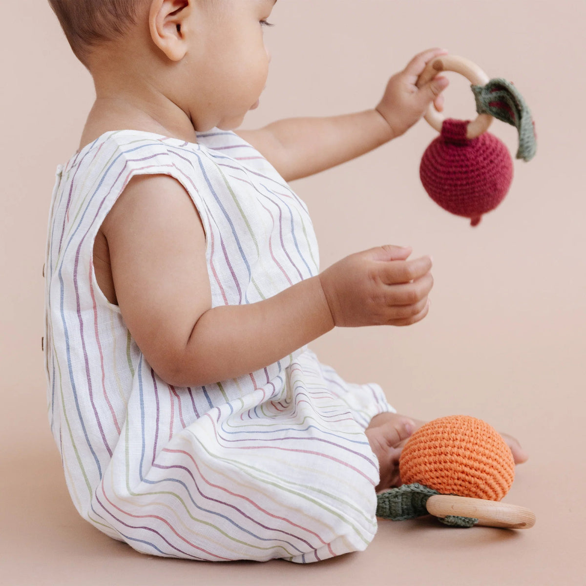 Blueberry Hill Teether Orange - Flea Boutiques