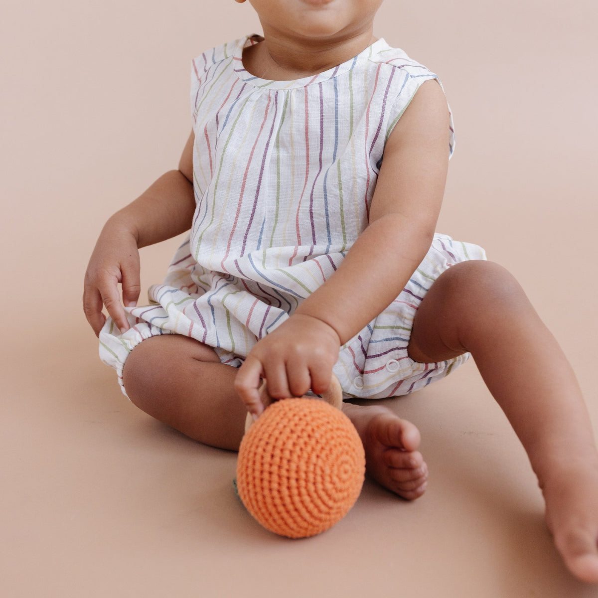 Blueberry Hill Teether Orange - Flea Boutiques