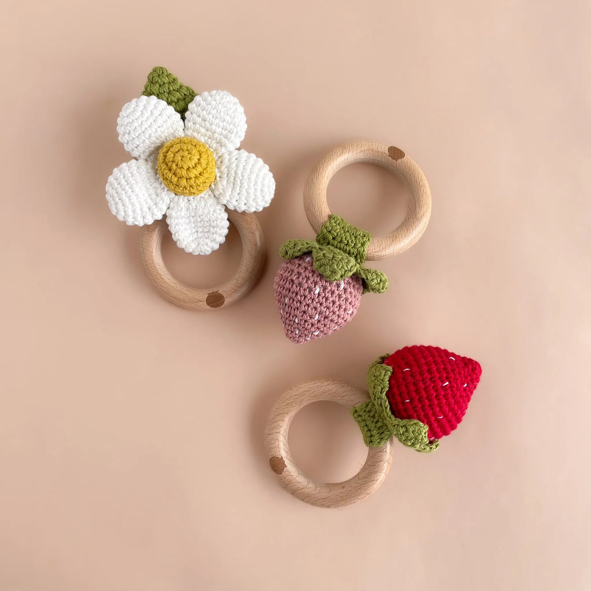 Blueberry Hill Teether Strawberry - Flea Boutiques