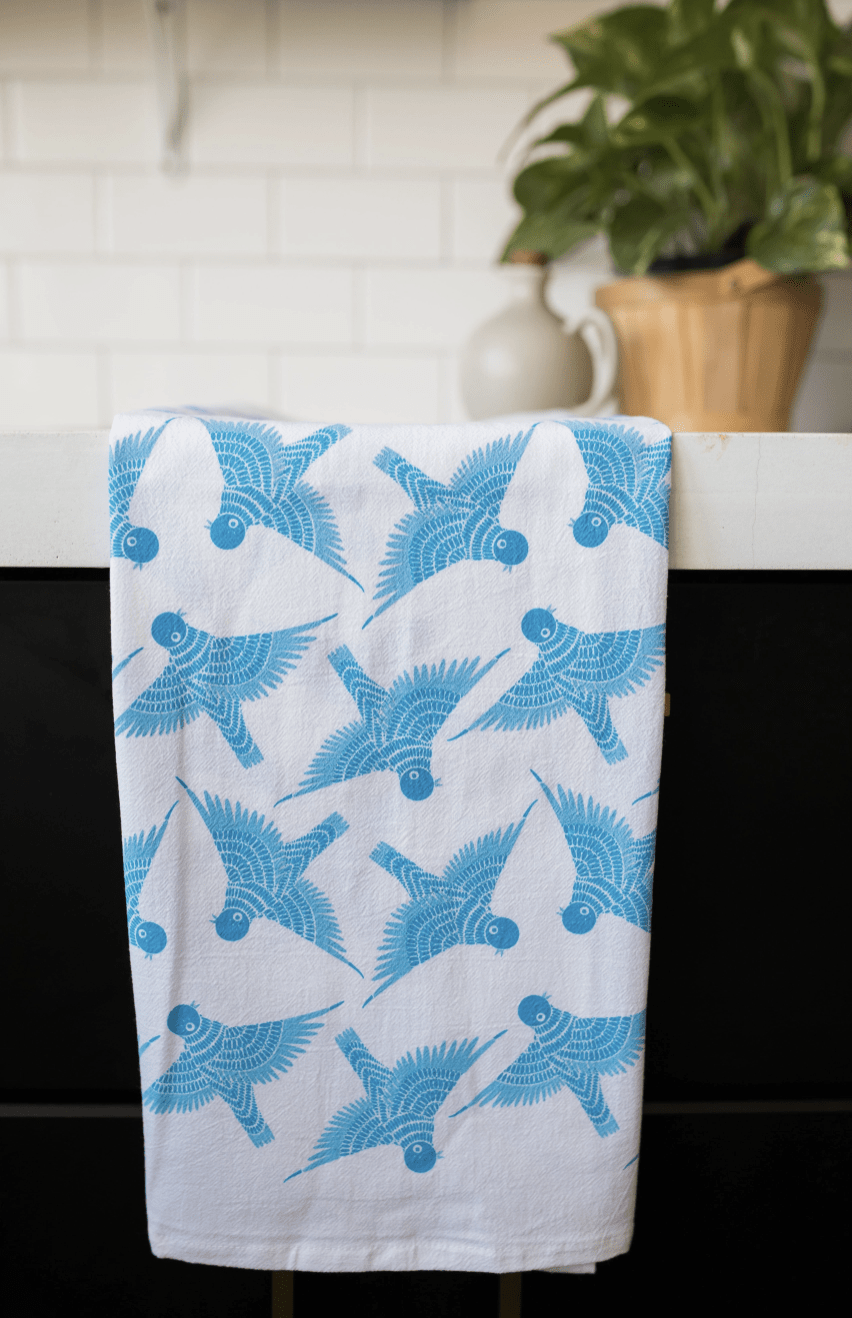BlueBird Tea Towel - Flea Boutiques