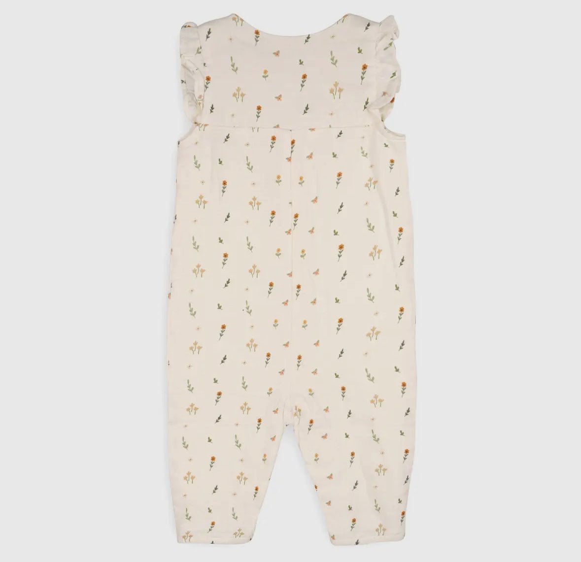 Boho Floral Button Jumpsuit - Flea Boutiques