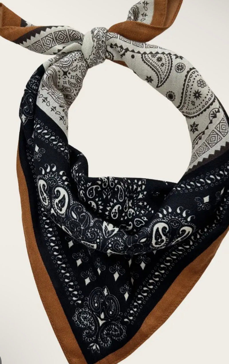 Boho Patchwork Paisley Scarf - Flea Boutiques