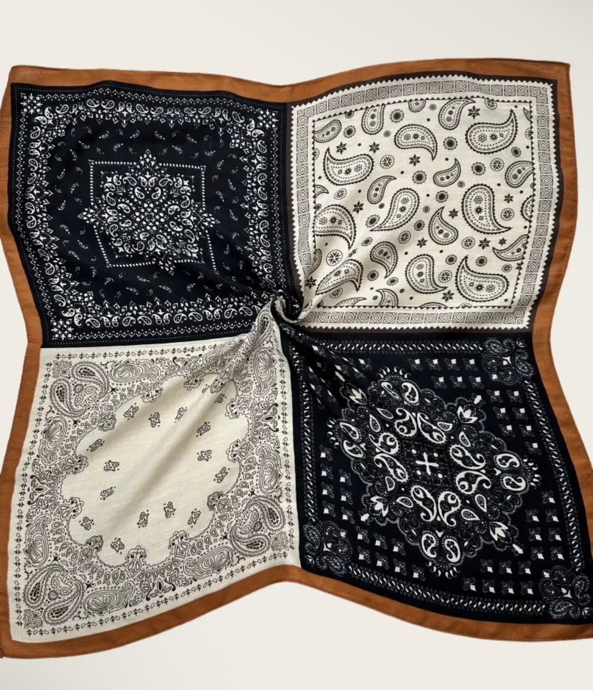 Boho Patchwork Paisley Scarf - Flea Boutiques