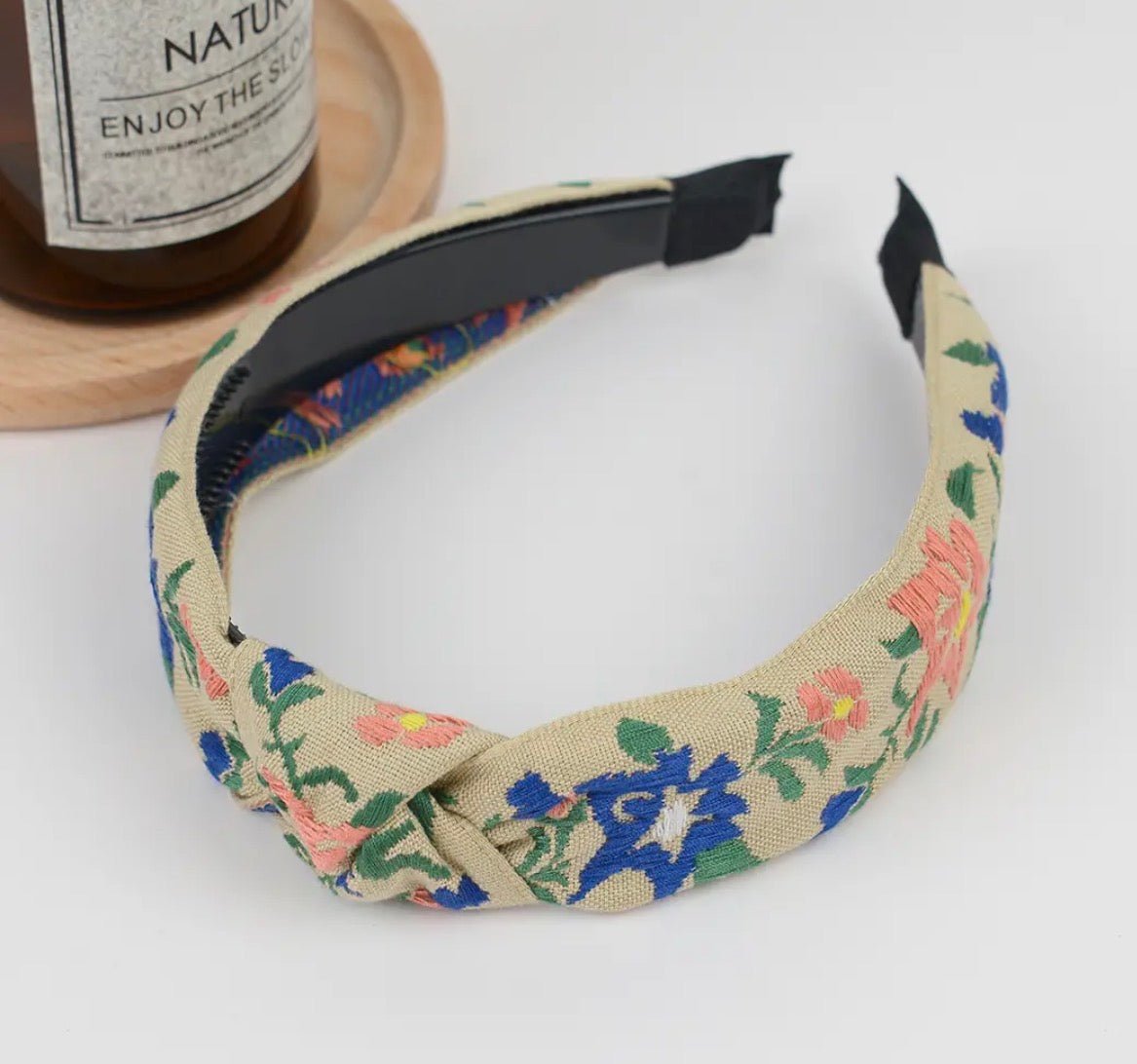 Boho Top Knot Headband - Flea Boutiques