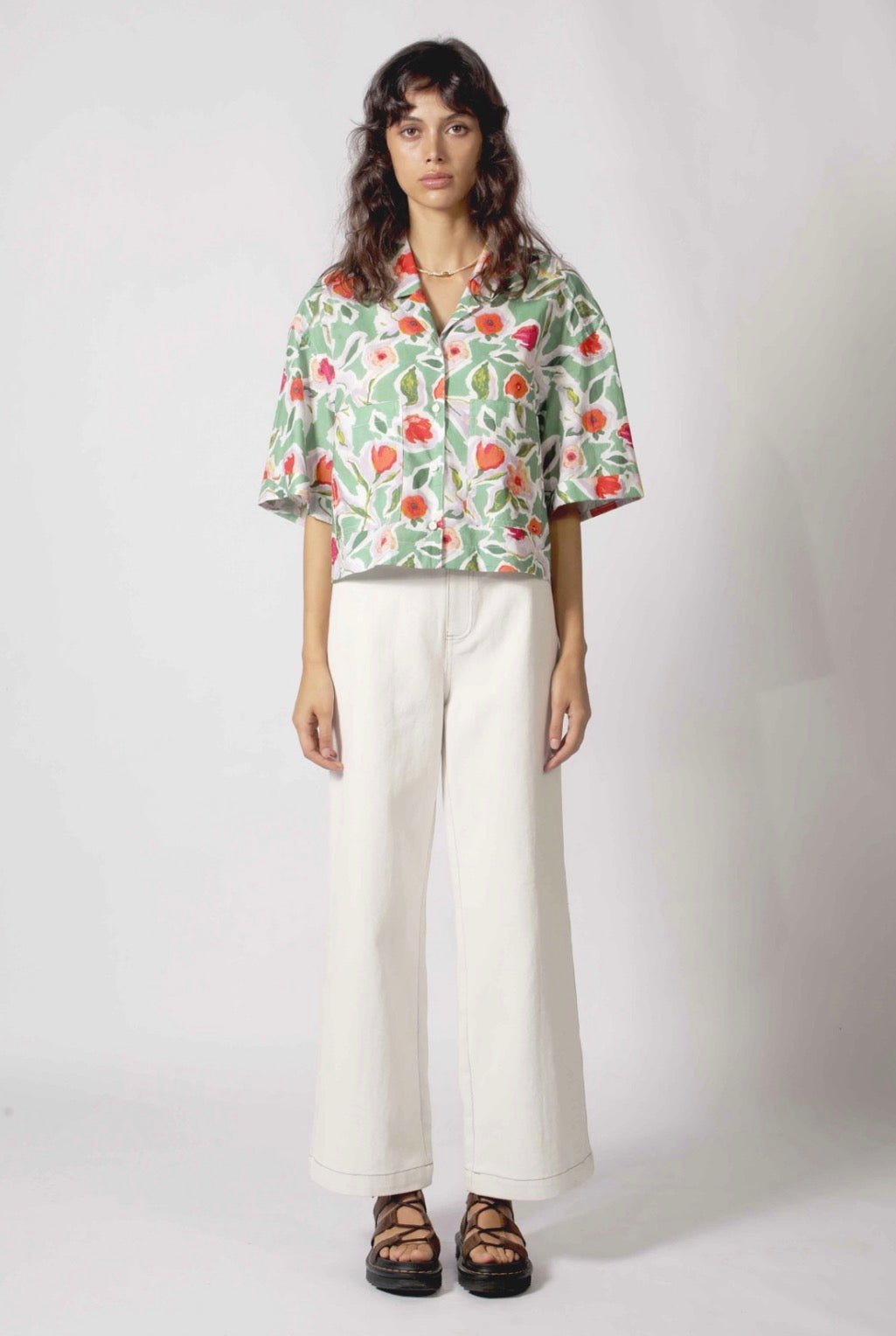 Bold Floral Camp Shirt - Flea Boutiques