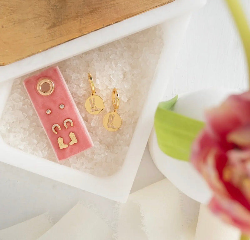 Boot Stud Earrings - Flea Boutiques