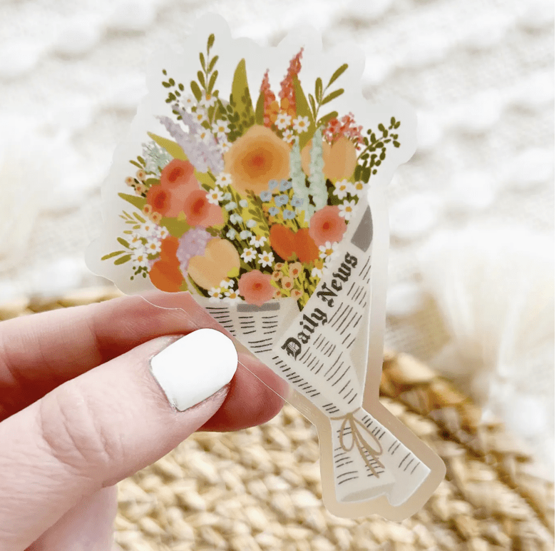 Bouquet In Newspaper - Flea Boutiques